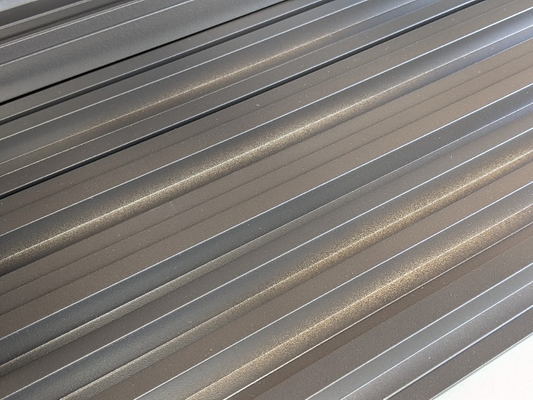 2nd Quality - Aluminum SNAPP screen Track - Bronze - 10 PACK