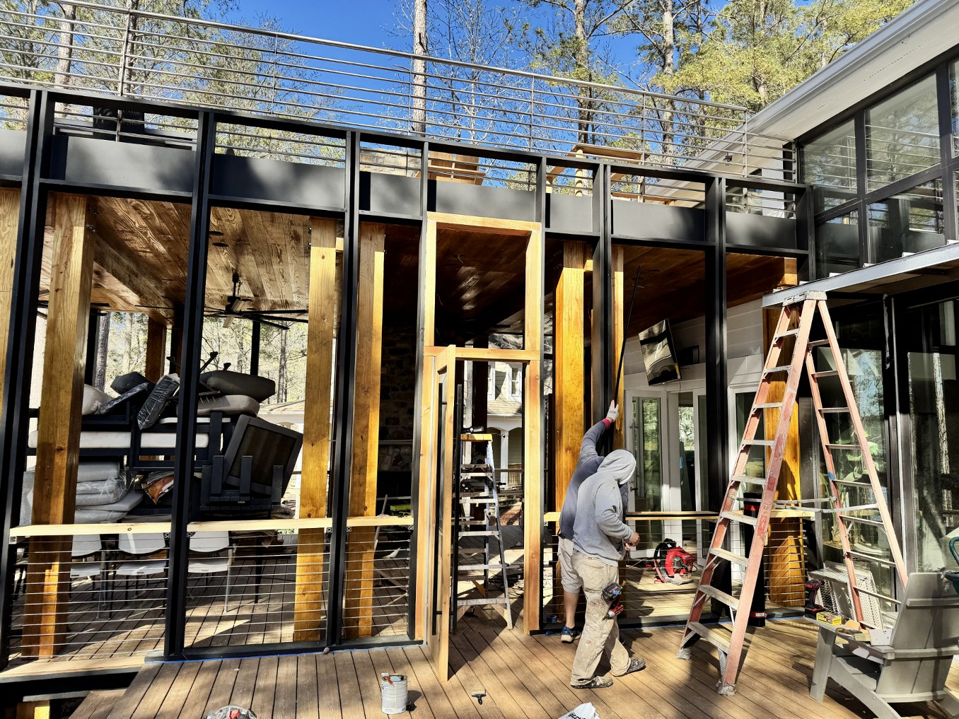 Professional screen installation