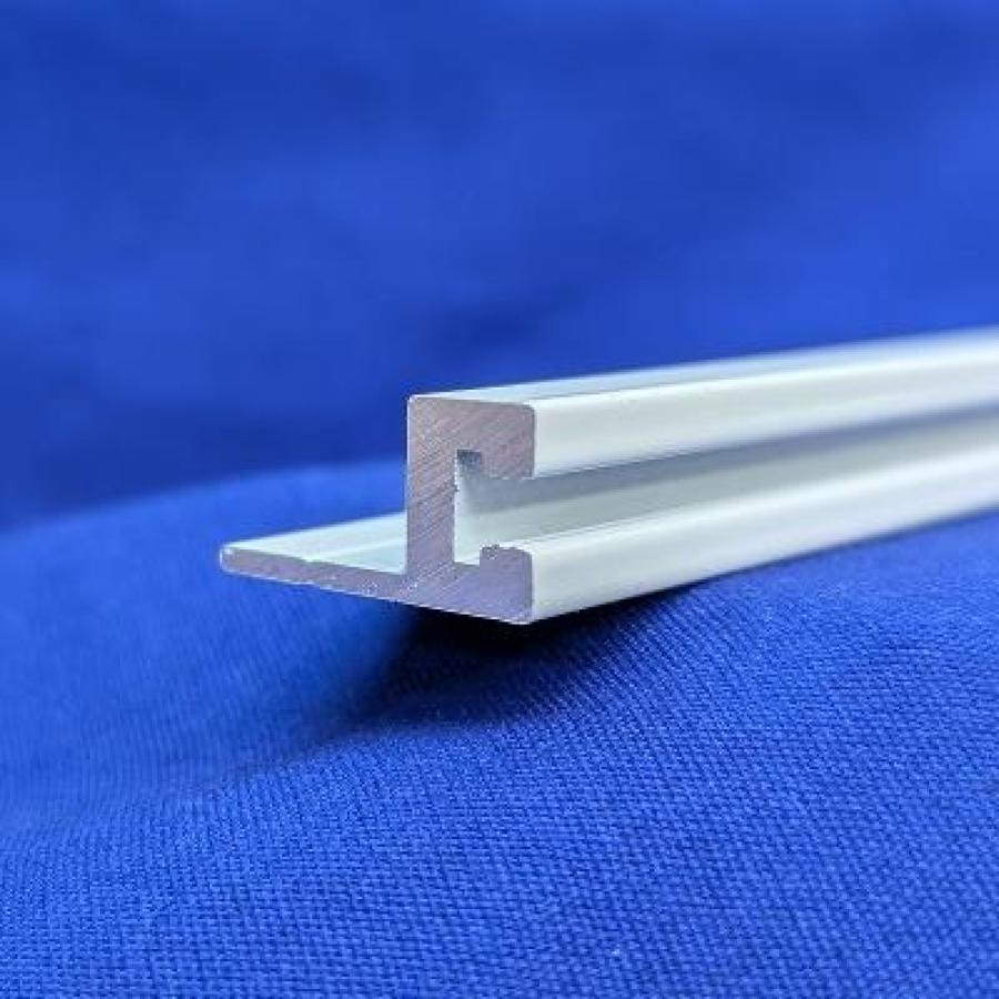 SNAPP screen Track - White powder coated aluminum porch screening track 1