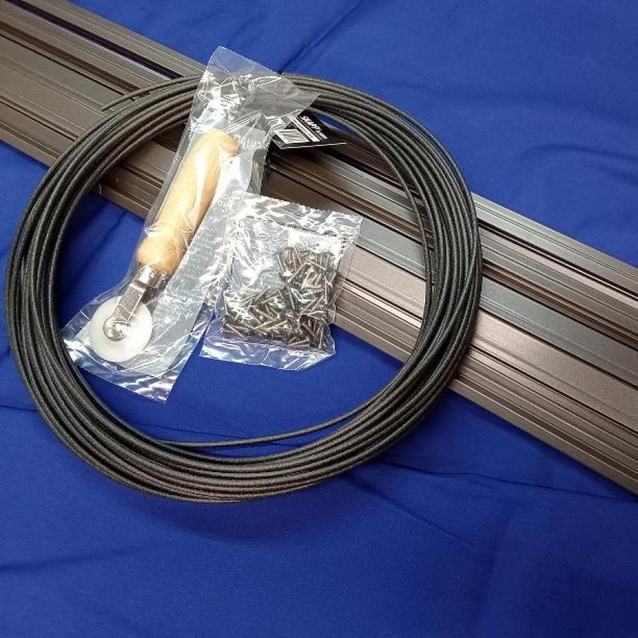 SNAPP screen Track 10 pc bronze aluminum screen porch screening kit