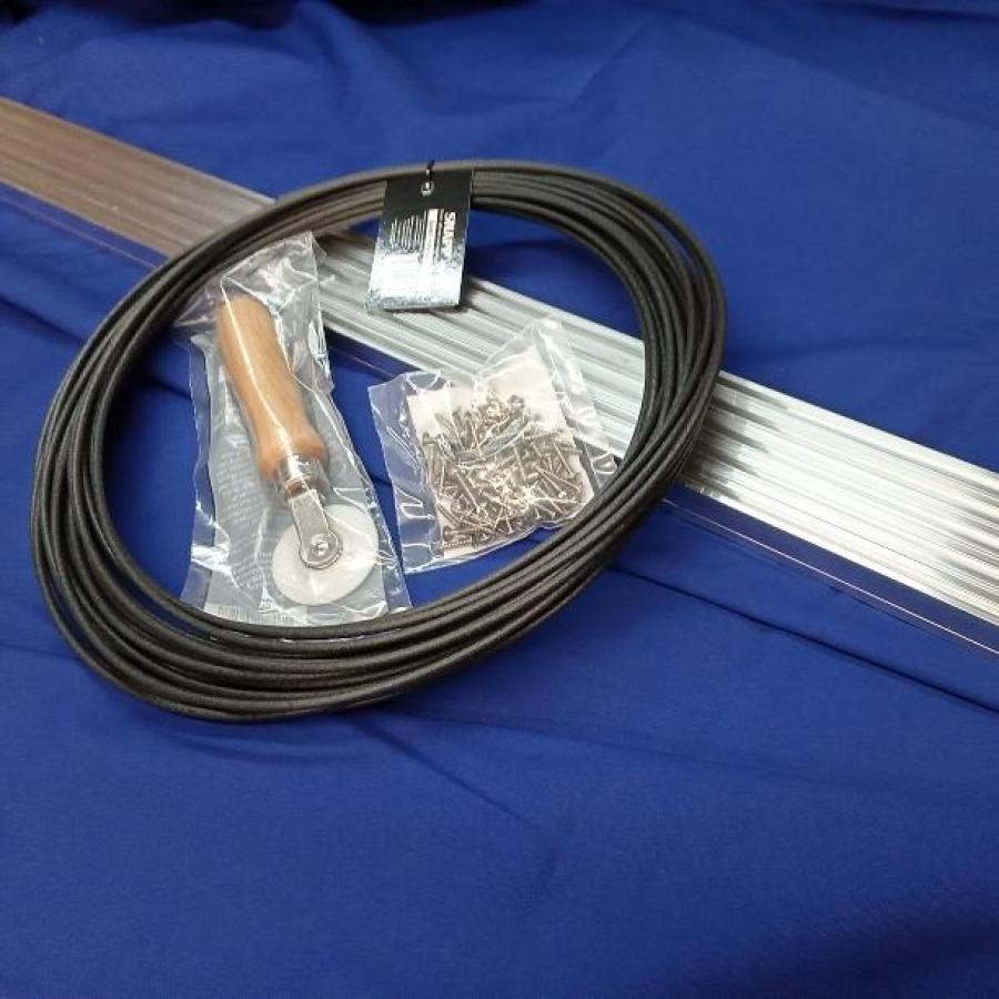 SNAPP screen Track 10 pc unfinished aluminum screen porch screening kit