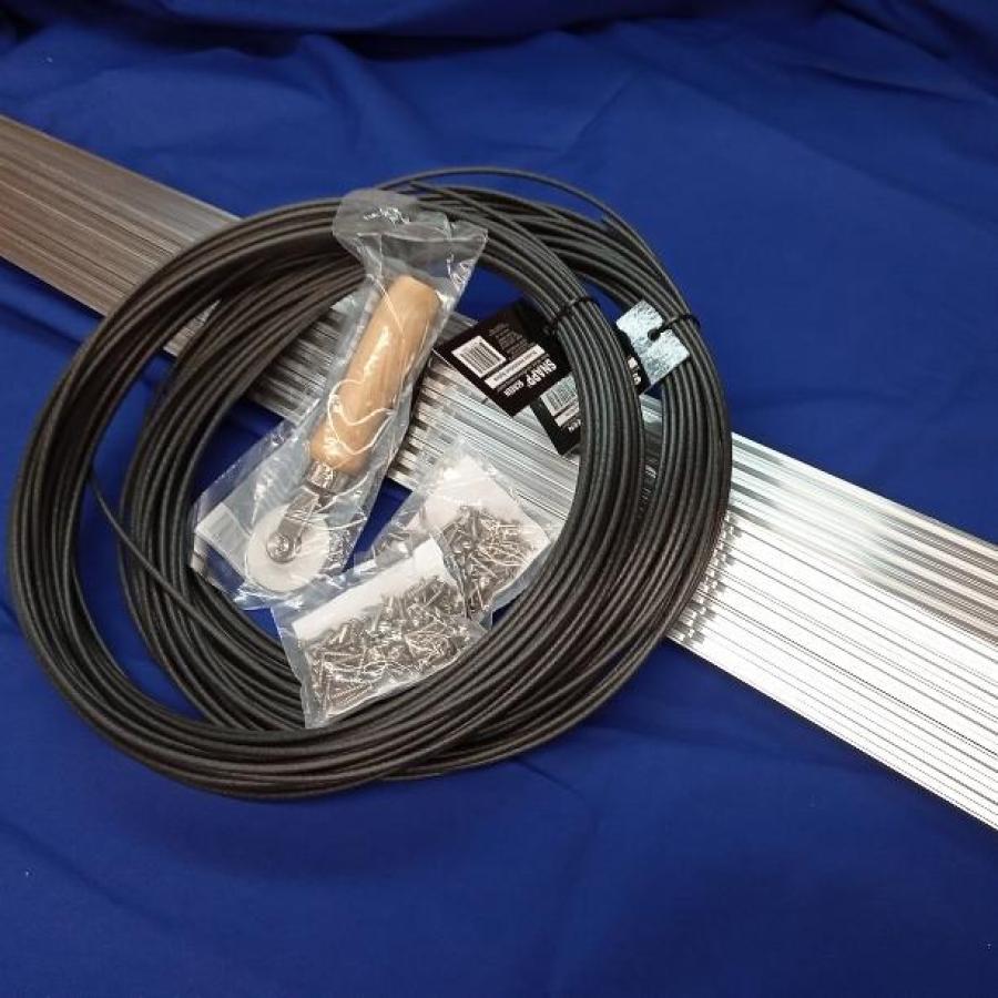 SNAPP screen Track 20 pc unfinished aluminum screen porch screening kit