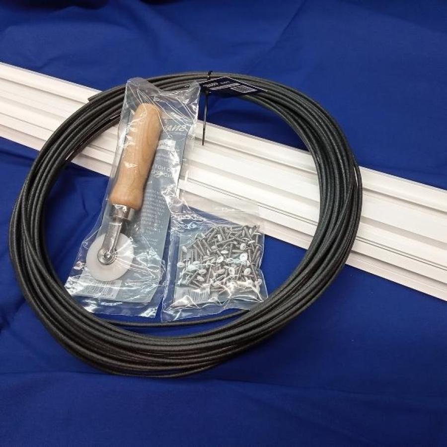 SNAPP screen Track 10 pc white aluminum screen porch screening kit