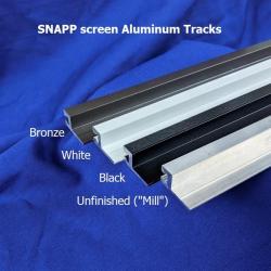 SNAPP screen Track aluminum color selectionsorch screening track 2